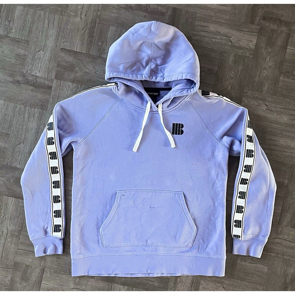 BURTON Women's Lost Things Pullover Hoodie Sweatshirt Purple Ski Snow Medium M